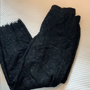 Jcrew navy lace pants